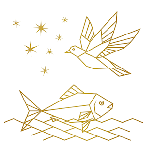 Fish and Bird Icon The Way