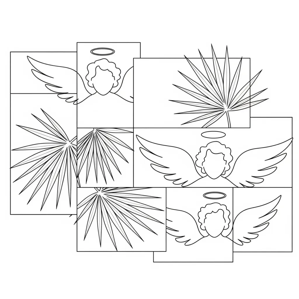 Cherubim Palm Leaves Icon The Way